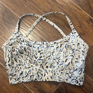 Varley cheetah print sports bra. Size Medium